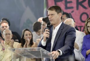 Republicanos oficializa candidatura de Tarcísio de Freitas à reeleição em São Paulo