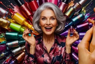 Cores de esmalte que rejuvenescem as mãos após os 60 anos