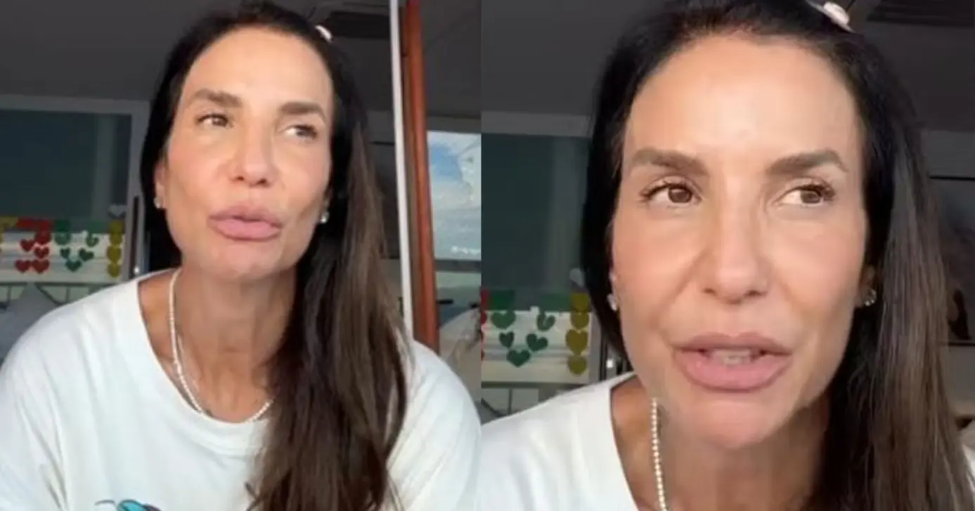 Ivete Sangalo reage a gritos da plateia e faz gesto de apoio a Lula em show
