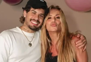 Poliana Rocha deseja boa viagem a Zé Felipe em embarque para temporada musical em Miami